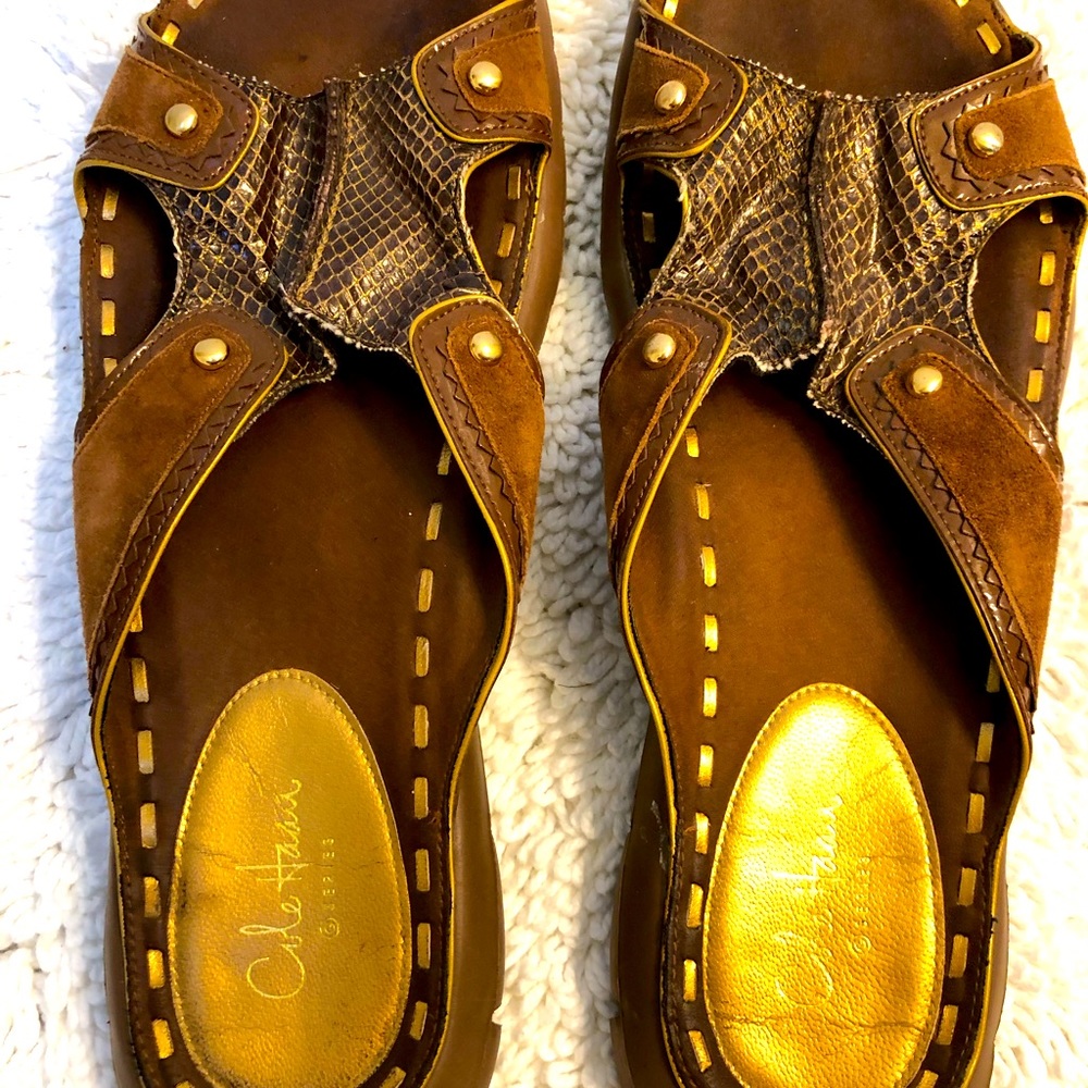 Cole Haan snake accents. Worn once